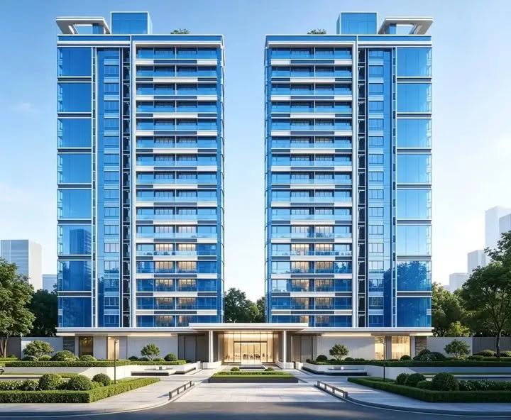 Modern Real Estate Tower